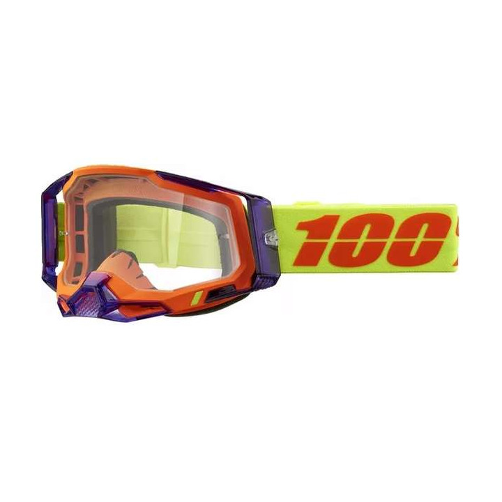 100% RACECRAFT 2 PANAM CLEAR motocross mask