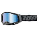 100% RACECRAFT 2 KOS MIRROR BLUE motocross mask