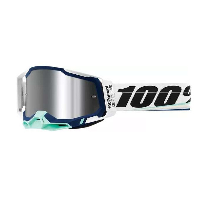 100% RACECRAFT 2 ARSHAM MIRROR SILVER motocross mask 100% RACECRAFT 2 ARSHAM MIRROR SILVER motocross mask