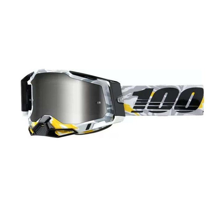 Masque moto cross 100% RACECRAFT 2 KORB MIRROR SILVER