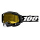 100% RACECRAFT 2 SNOW BLACK YELLOW motocross mask