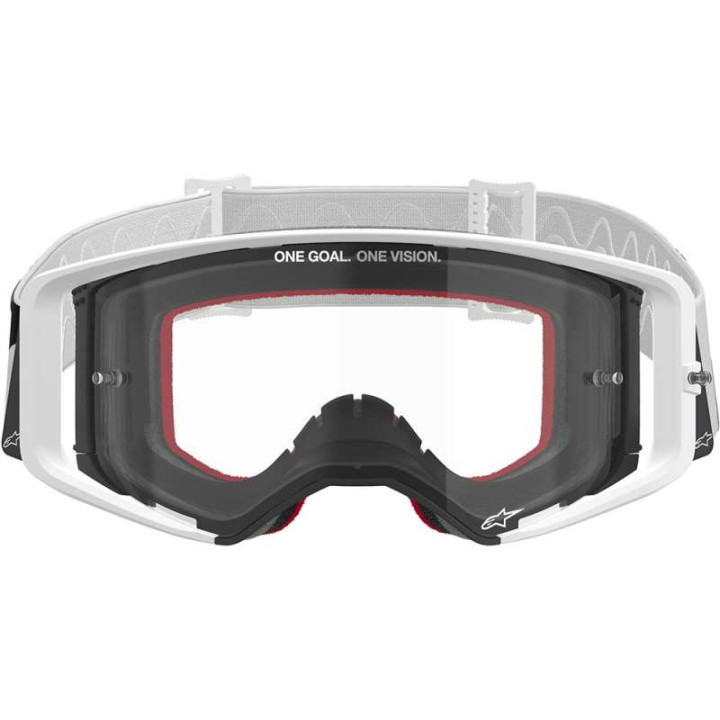Masque cross Alpinestars SUPERTECH CORP White - Transparent