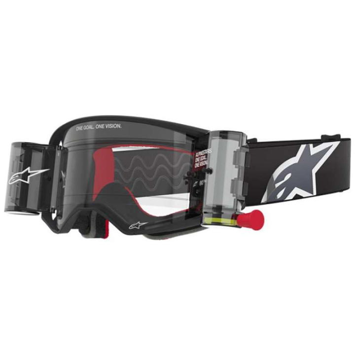 Masque cross Alpinestars SUPERTECH CORP Roll-Off Noir - Transparent
