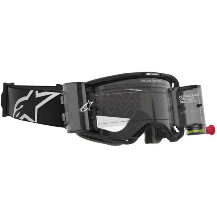 Masque cross Alpinestars VISION 8 CORP Roll-Off Black - Transparent