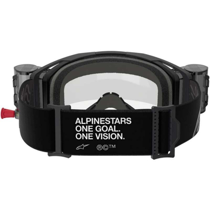 Masque cross Alpinestars VISION 8 CORP Roll-Off Black - Transparent