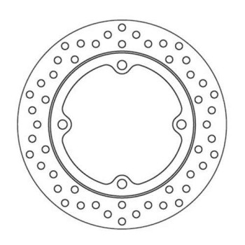 Disque de frein arrière Brembo Série Oro 68B407L9 CB/CBR650F CB500F/R/X