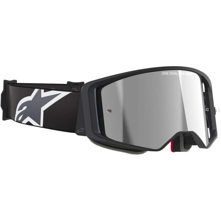 Masque cross Alpinestars SUPERTECH CORP Black/Grey - Mirror Silver