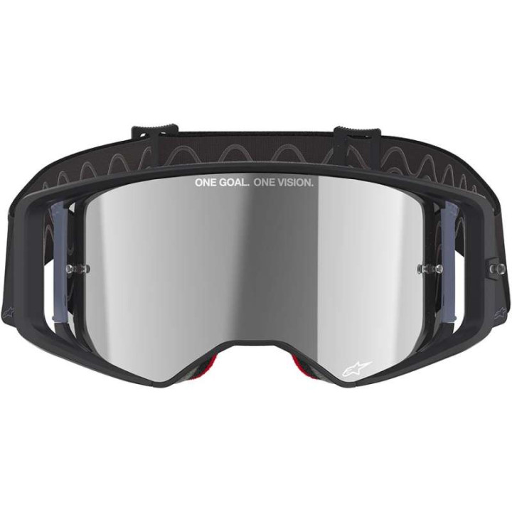 Masque cross Alpinestars SUPERTECH CORP Black/Grey - Mirror Silver