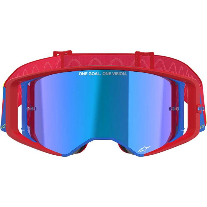 Alpinestars SUPERTECH CORP Cross Goggle Red/Blue - Mirror Blue Alpinestars SUPERTECH CORP Cross Goggle Red/Blue - Mirror Blue