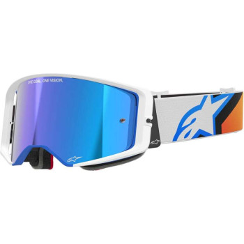 Masque cross Alpinestars SUPERTECH CORP Blue/Orange - Mirror Blue
