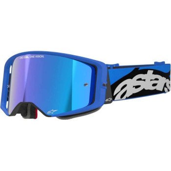 Masque cross Alpinestars SUPERTECH STREAM Blue - Mirror
