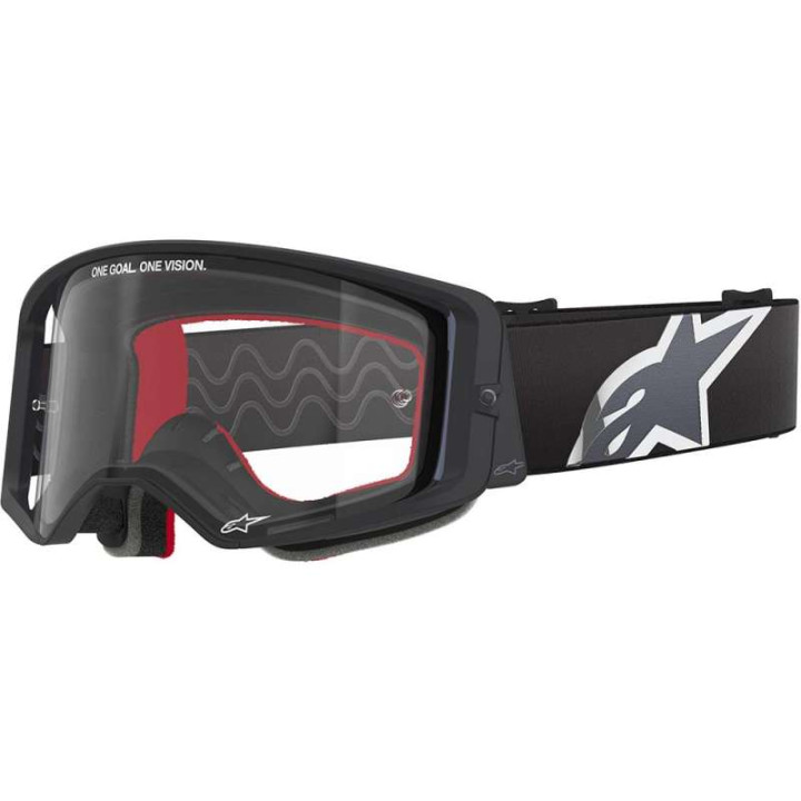 Masque cross Alpinestars SUPERTECH CORP Black/Grey - Transparent
