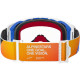 Masque cross Alpinestars SUPERTECH CORP Blue/Orange - Transparent