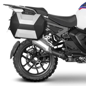 Kit valises Shad SH38X ALU + supports 3P (W0RG15IF) BMW R1300GS ADVENTURE