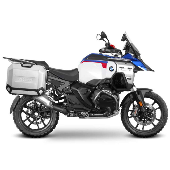 Shad TERRA TR36/TR47 aluminum suitcase kit + 4P brackets (W0RG154P) R1300GS ADVENTURE Shad TERRA TR36/TR47 aluminum suitcase kit + 4P brackets (W0RG154P) R1300GS ADVENTURE