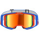 Masque cross Alpinestars VISION 8 WORDMARK Blue/Orange - Mirror Red
