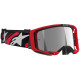 Masque cross Alpinestars VISION 8 LUAR Red/Black - Mirror Silver