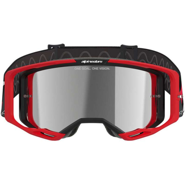 Alpinestars VISION 8 LUAR Cross Goggle Red/Black - Mirror Silver Alpinestars VISION 8 LUAR Cross Goggle Red/Black - Mirror Silver