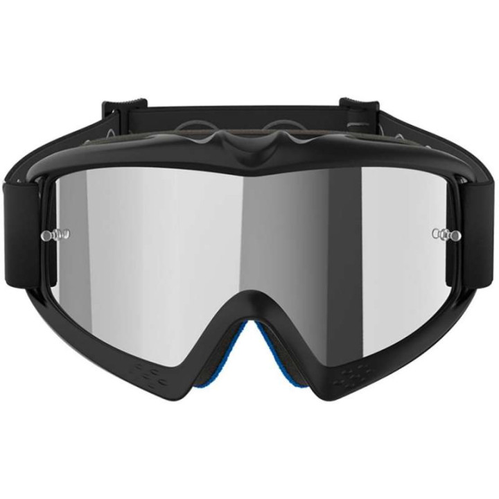 Masque cross enfant Alpinestars VISION YOUTH CORP Black - Mirror Silver