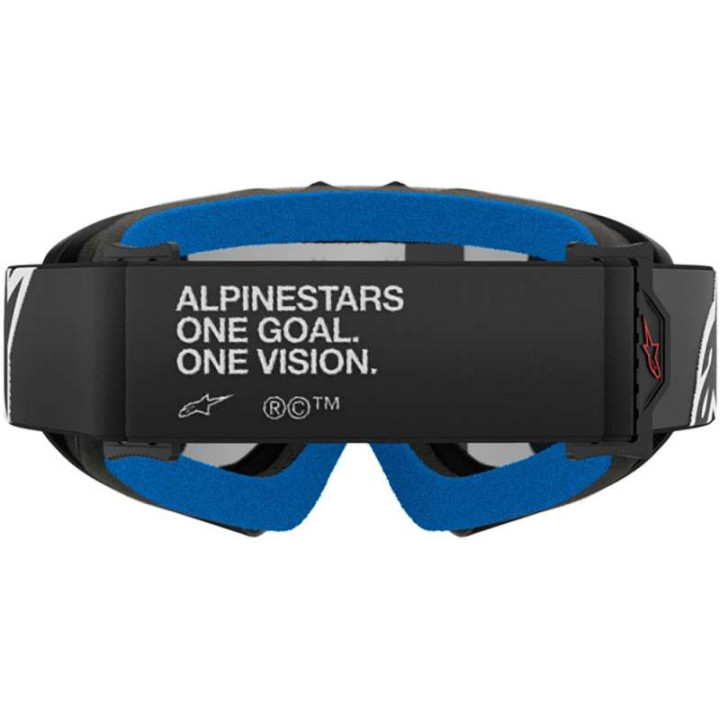 Masque cross enfant Alpinestars VISION YOUTH CORP Black - Mirror Silver