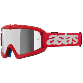 Masque cross enfant Alpinestars VISION YOUTH BLAZE Red - Mirror Silver