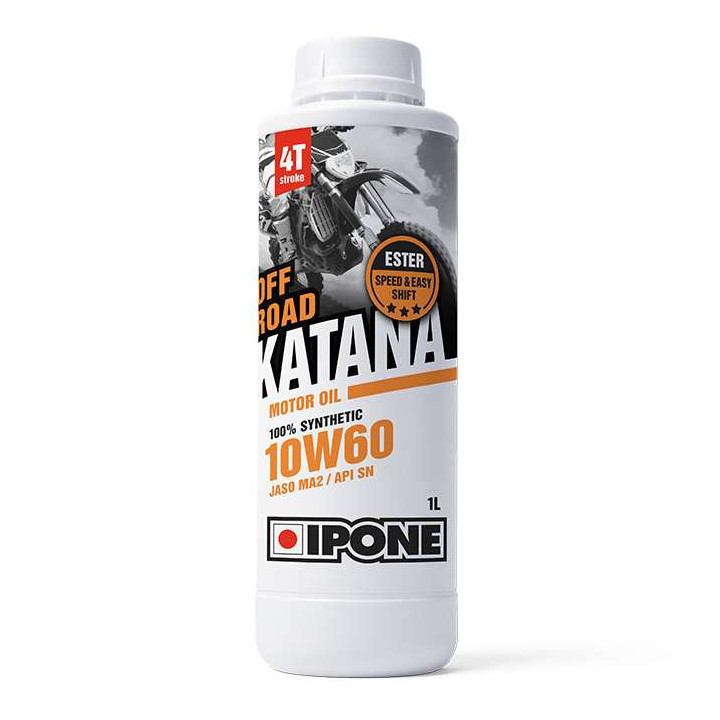 IPONE - Huile moteur 4T 10W60 Katana Off Road - 1 litre