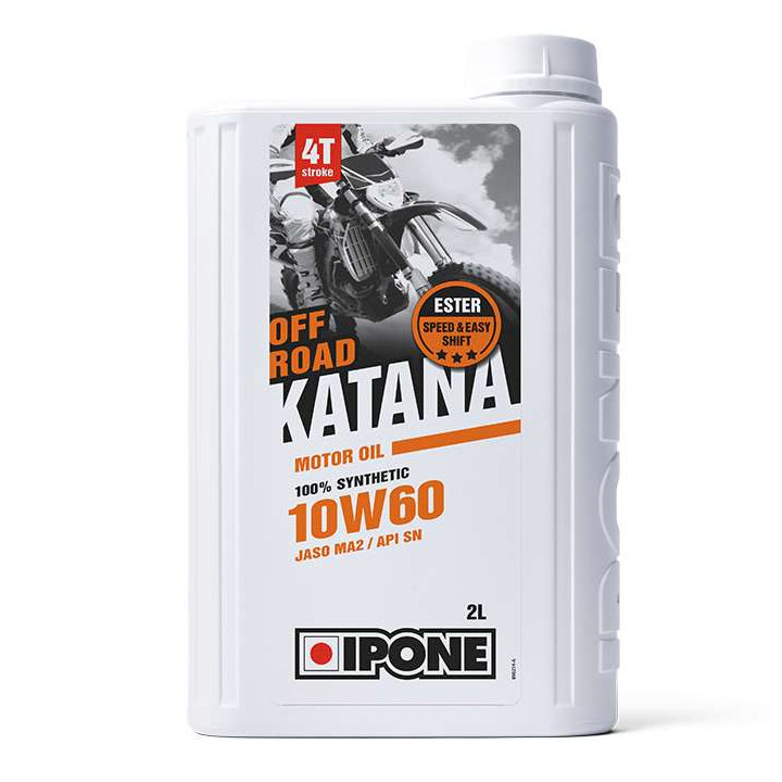 IPONE - Huile moteur 4T 10W60 Katana Off Road - 2 litres