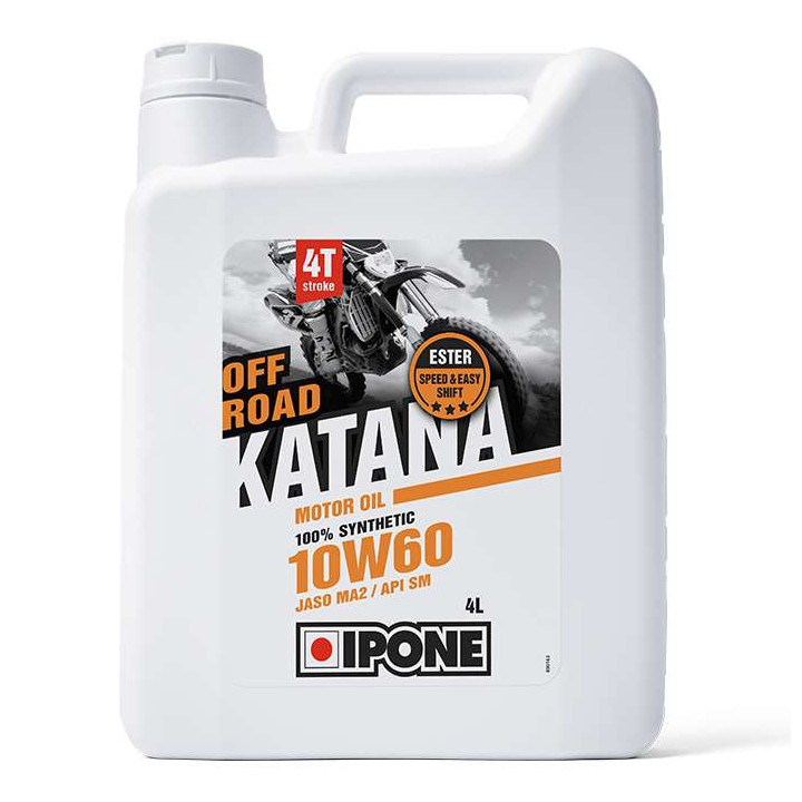 IPONE - Huile moteur 4T 10W60 Katana Off Road - 4 litres