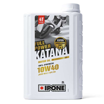 Huile moteur 4T IPONE FULL POWER KATANA 10W40 2 litres Huile moteur 4T IPONE FULL POWER KATANA 10W40 2 litres
