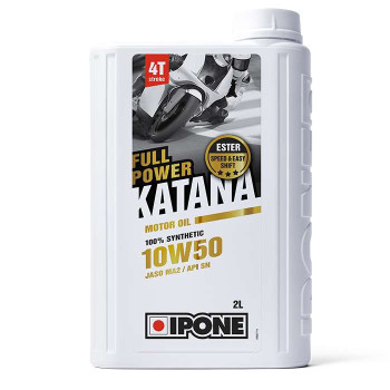 IPONE - Huile moteur 4T 10W50 Full Power Katana - 2 litres IPONE - Huile moteur 4T 10W50 Full Power Katana - 2 litres