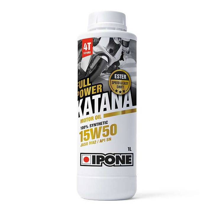 IPONE - Huile moteur 4T 15W50 Full Power Katana - 1 litre