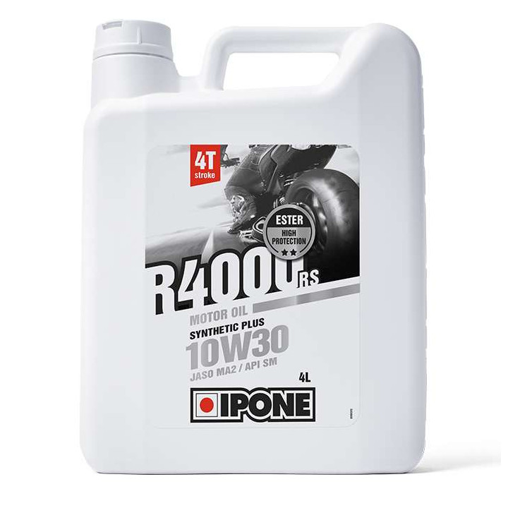 Huile moteur 4T IPONE R4000 RS 10W30 4 litres