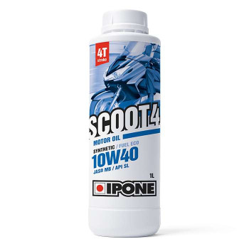 IPONE - Huile moteur 4T R4000 Scoot 10W40 - 1 litre IPONE - Huile moteur 4T R4000 Scoot 10W40 - 1 litre