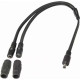 Splitter Tecmate O-45 12V DC2,5 mm M-2F (Gerbing type)
