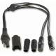 Tecmate O-35 12V SAE - x2 DC 2.5 mm adapter (Gerbing type)