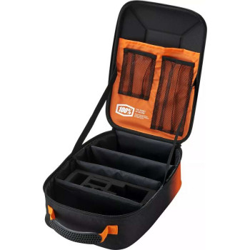 Boite à masque 100% GOGGLES CASE BLACK/ORANGE