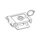 Shad D1TRTSTBR top lock for TERRA Pure Black top case