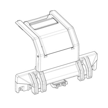 Serrure inférieure Shad D1TR36MIR pour valise TERRA TR36