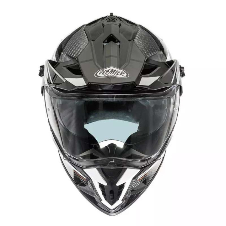 Premier DISCOVERY EA8 Grey/White motorcycle helmet
