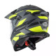 Motorcycle helmet Premier DISCOVERY EA Y 17 BM Black/Yellow