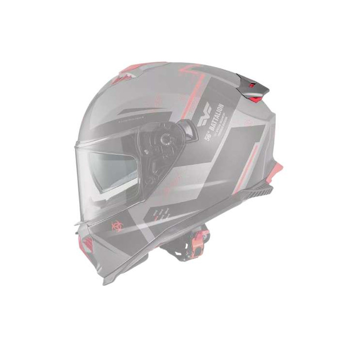 Spoiler arrière de casque Premier TYPHOON BA 17BM