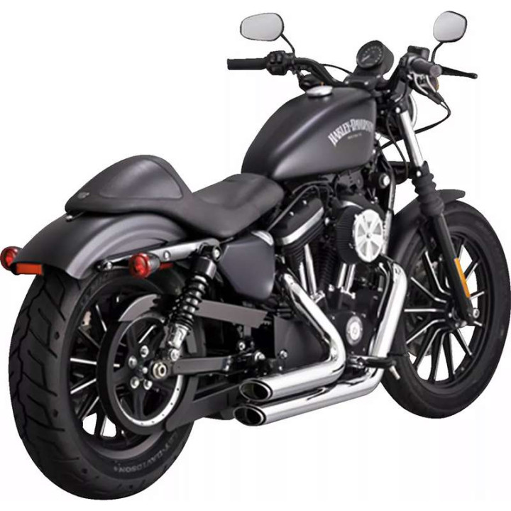 Ligne complète Vance & Hines SHORTSHOTS chromé (17329) Harley SPORTSTER 14-21