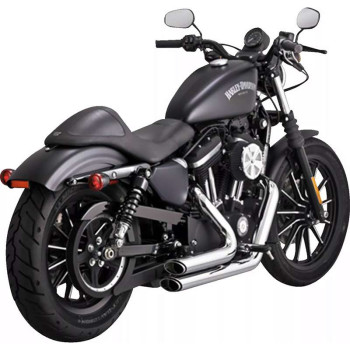 Ligne complète Vance & Hines SHORTSHOTS chromé (17329) Harley SPORTSTER 14-21