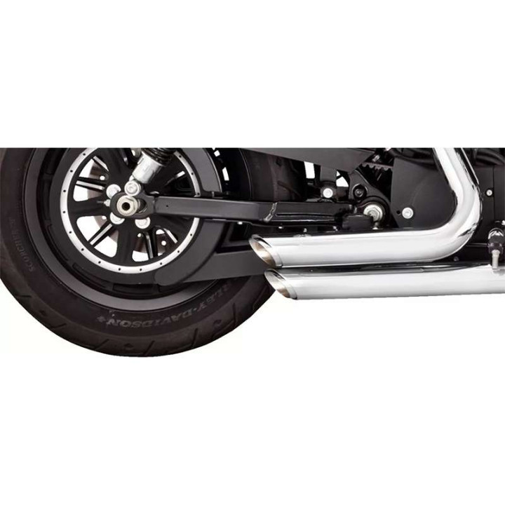 Ligne complète Vance & Hines SHORTSHOTS chromé (17329) Harley SPORTSTER 14-21
