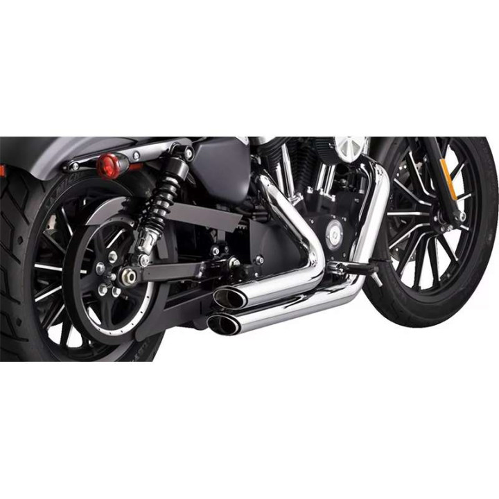 Ligne complète Vance & Hines SHORTSHOTS chromé (17329) Harley SPORTSTER 14-21