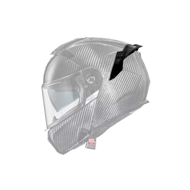 Spoiler arrière U9 pour casque Premier LEGACY GT Carbone